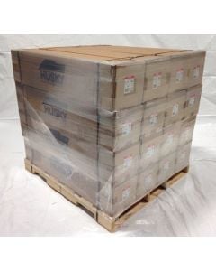 20' x 100' 10 Mil White Husky Brand Shrink Wrap - Pallet of 16 Rolls