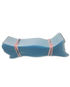 100mm x 56mm 200 ga Clear PVC  Shrink Bands - Qty 500 - Non-Perforated