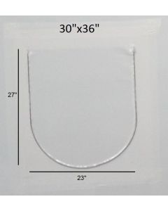 Case of 6 Zipper Access Door for Shrink Wrap Project Access 30" x 36" Blue