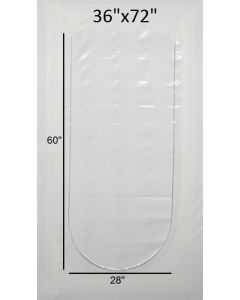 Case of 6 - 36" x 72" - Zipper Doors for Shrink Wrap Project Access 
