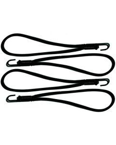 10" Bungee Black 4-Pack