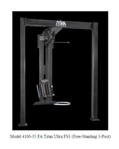 Free Standing 3 Post Titan Ultra Stretch Wrapping System 4100-35FA by Cousins
