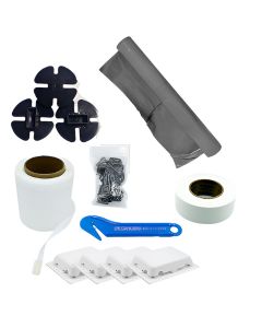 Shrink Wrap Kit for Boat and Furniture with 12' X 33' 7 Mil REACT Sustainable Shrink Wrap