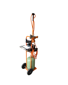 936+ Gas Bottle Trolley with Arm + Shelf (11-30lbs. Tanks)