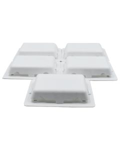 5-Pack Weather Tight Self-Adhesive Shrink Wrap Vent