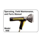 Shrinkfast 998 Heat Gun - UL Manual - Part# 45A
