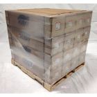 20' x 100' 10 Mil White Husky Brand Shrink Wrap - Pallet of 16 Rolls