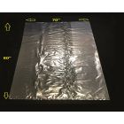 80" x 70" Clear Lay Flat Pallet Shrink Bags - 40 Bags/Roll - Fits 38" x 38" x 48"