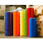 18" x 1500' 80 ga. Colored Hand Film Stretch Wrap - Choice of Color - Pallet of 48 Cases/192 Rolls