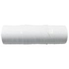 18" x 1500' 80 ga. Hand Film Stretch Wrap White Opaque Case of 4 Rolls