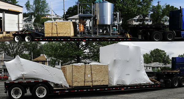 Shrink Wrap of Equipment Before & After Training
